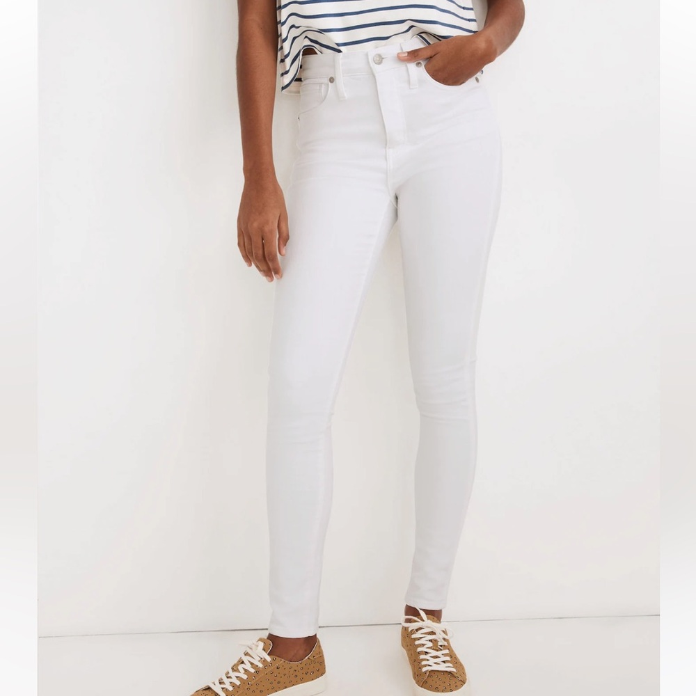 Madewell High Rise White Skinny Jean - Size 26